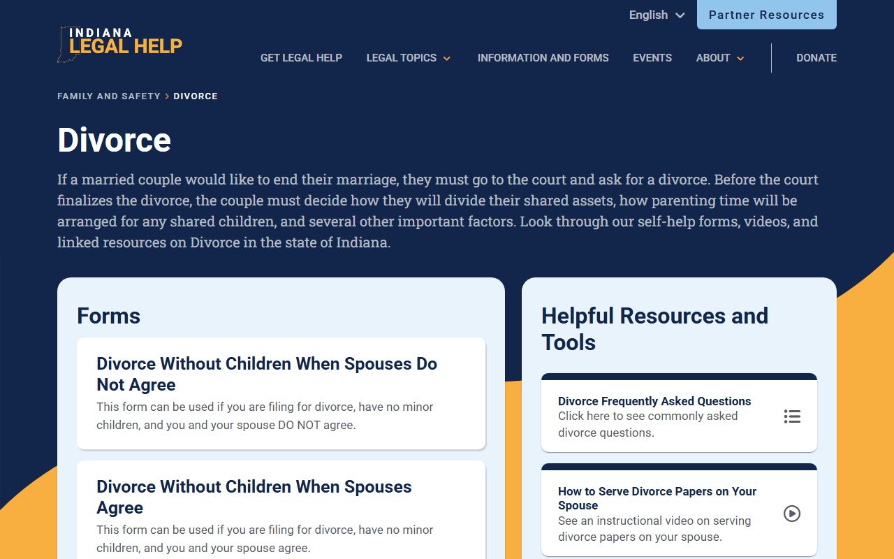 Noble County divorce records and Indiana Legal Help divorce forms