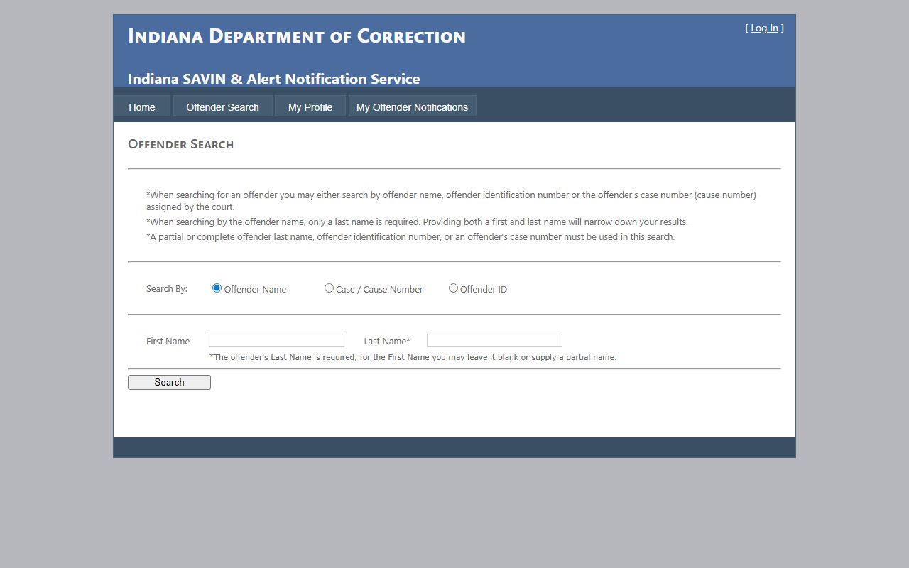 Noble County probate records distinguished from Indiana SAVIN offender search