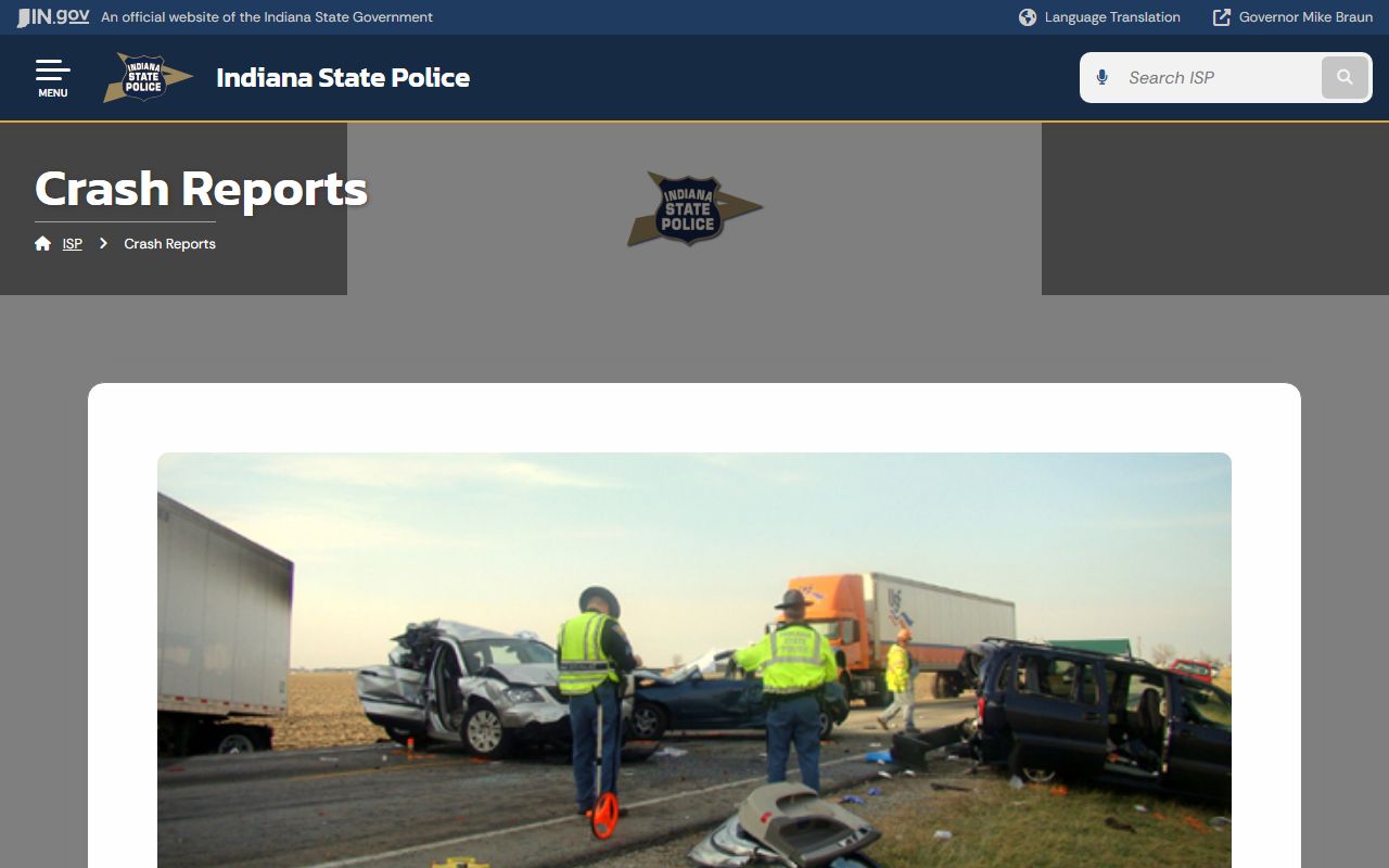 Noble County traffic court records and Indiana crash report access